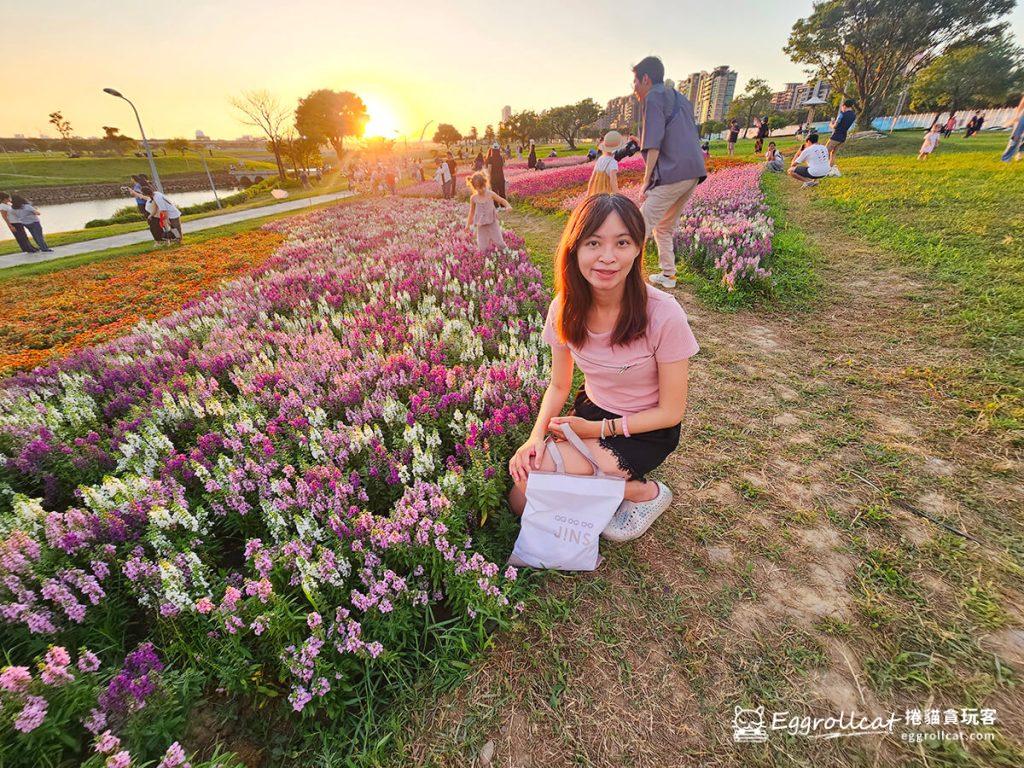 美提河濱公園10月花海