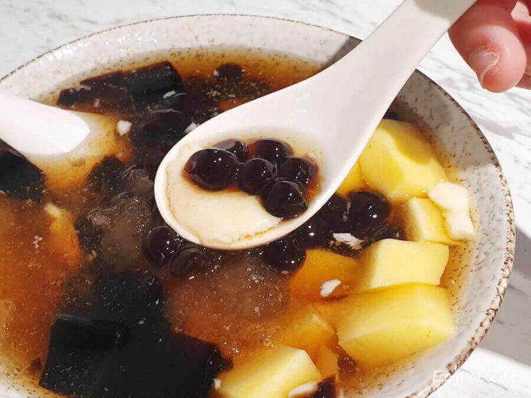 【內湖美食】糖水冰室東湖店-涼夏解暑吃豆花、冰品/寒冷限定覓紅豆湯燒仙草 糖水冰室