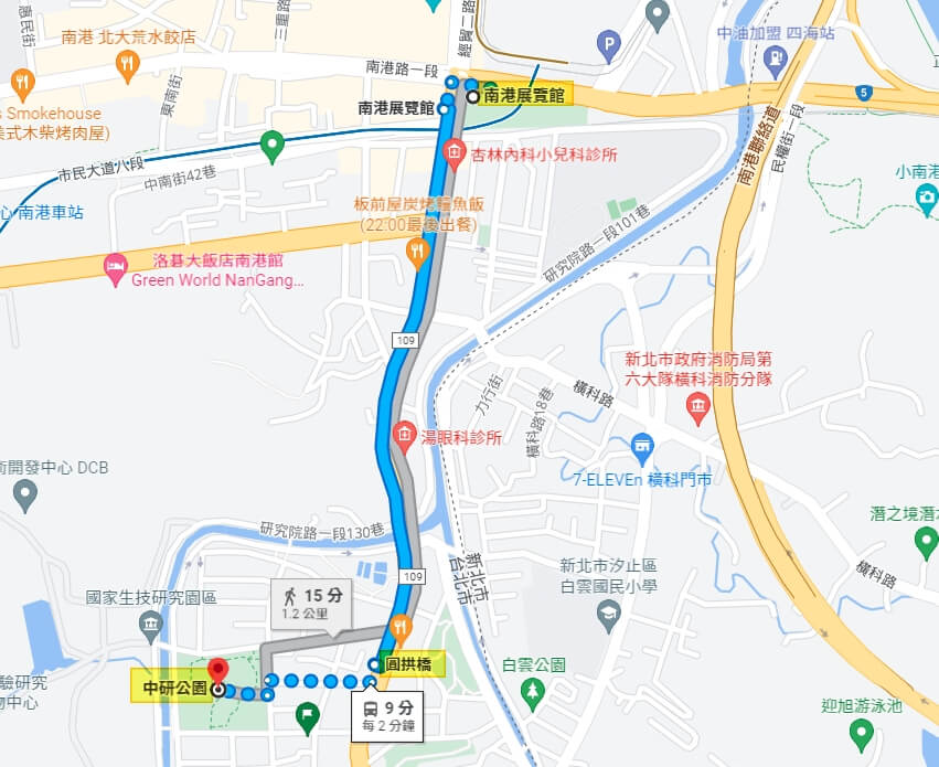 中研公園地圖map