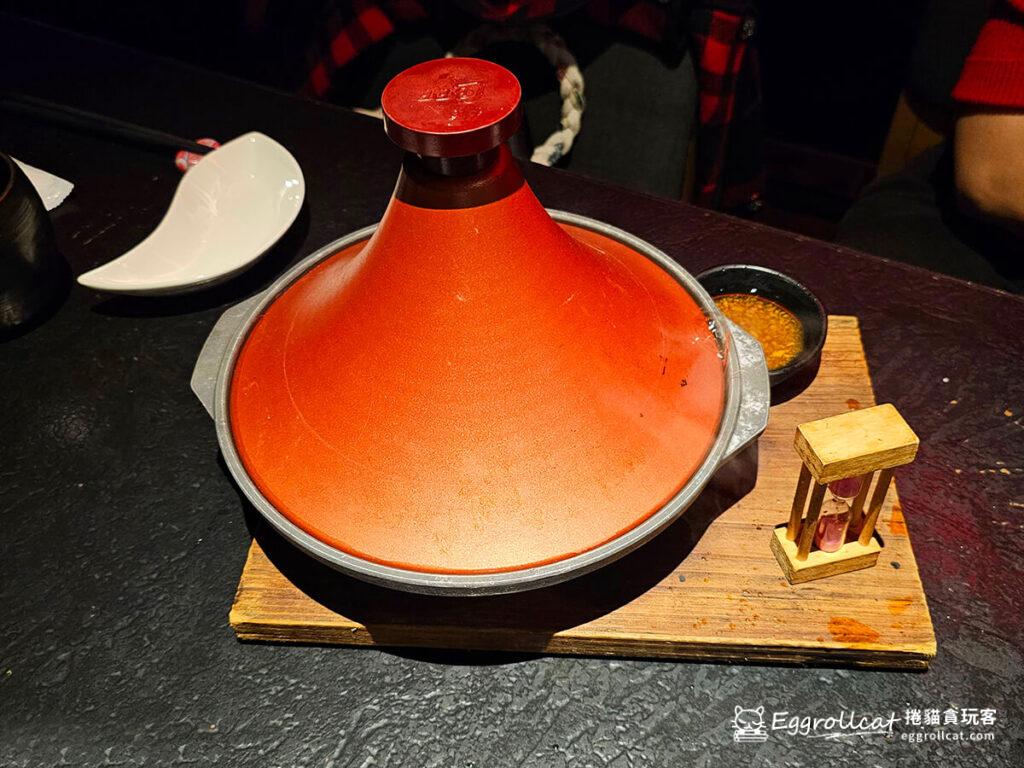 藝奇日本料理-名物強肴-旨味鮮蒸籠蝦岩板燒