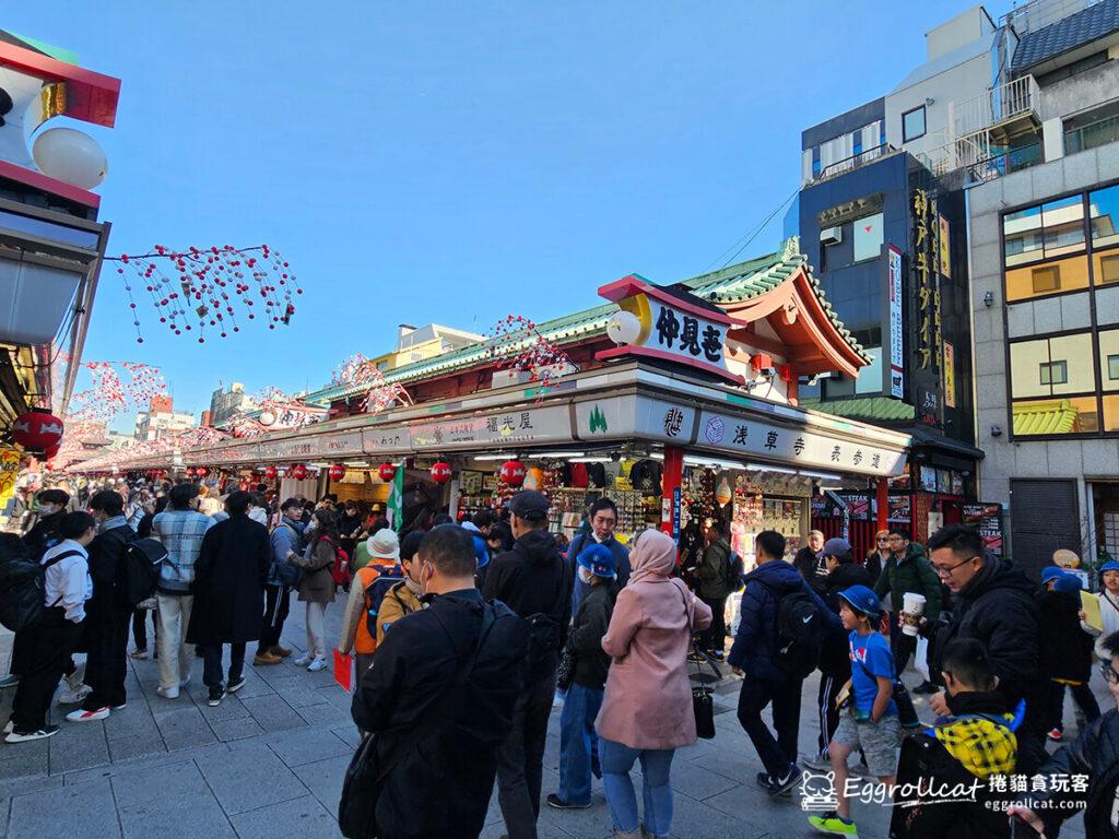 日本東京淺草寺雷門仲見世通