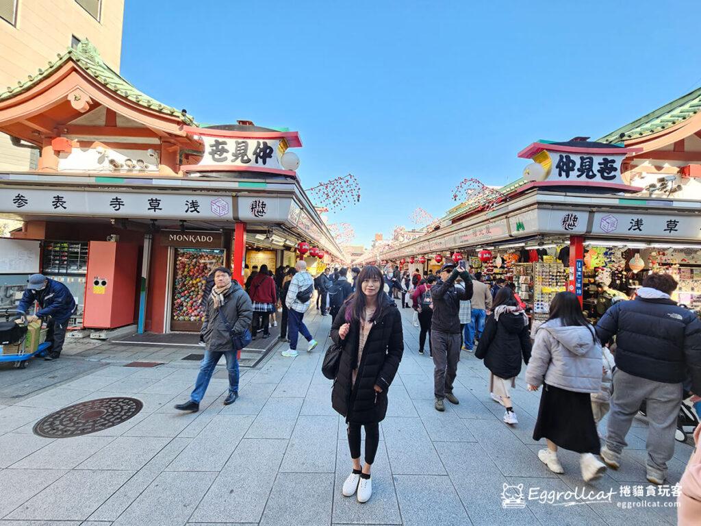 日本東京淺草寺雷門仲見世通