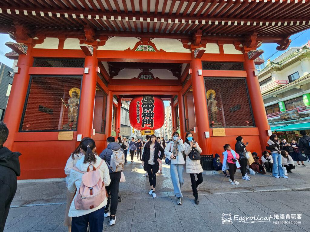 日本東京淺草寺風神雷門