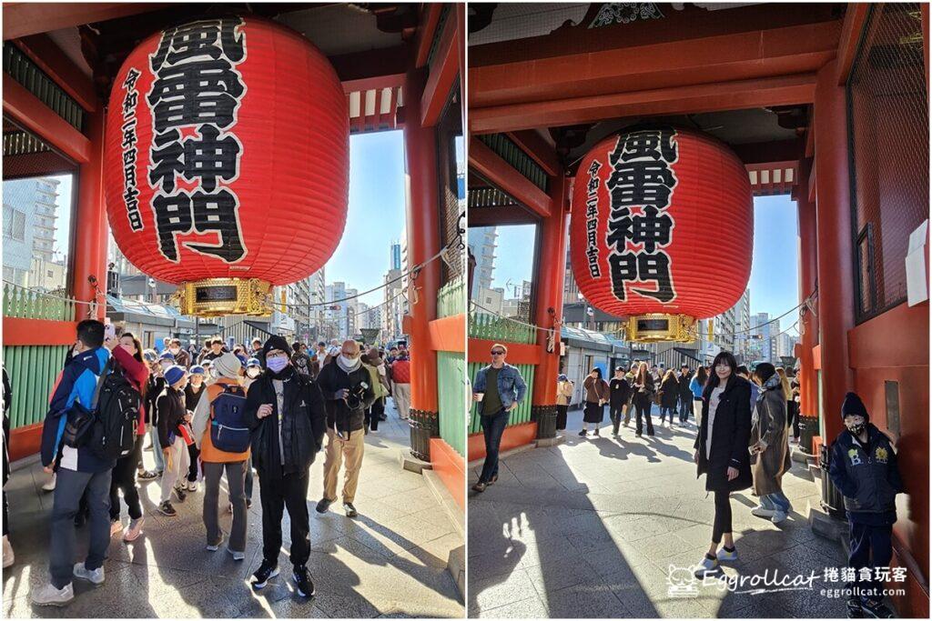 日本東京淺草寺風神雷門