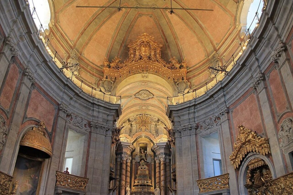 Interior view of Igreja dos Clérigos