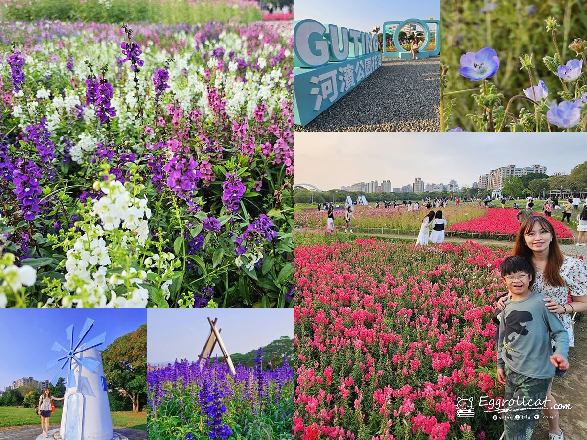 【台北賞花景點】古亭河濱公園花海|巨大相機+夢幻帳篷 春日最美打卡熱點 古亭河濱公園