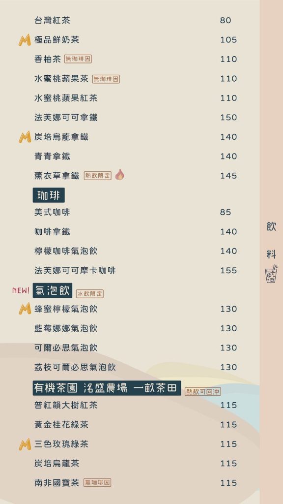 Minami光波餐包・甜點販賣所 Minami光波菜單 Minami菜單